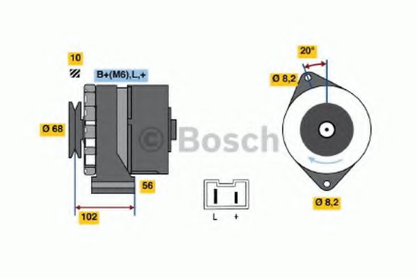 BOSCH 0 986 034 740 Генератор 60 для RENAULT ALLIANCE (Рено Аллианcэ) BOSCH 0 986 034 740 Генератор 60 для RENAULT ALLIANCE (Рено Аллианcэ)