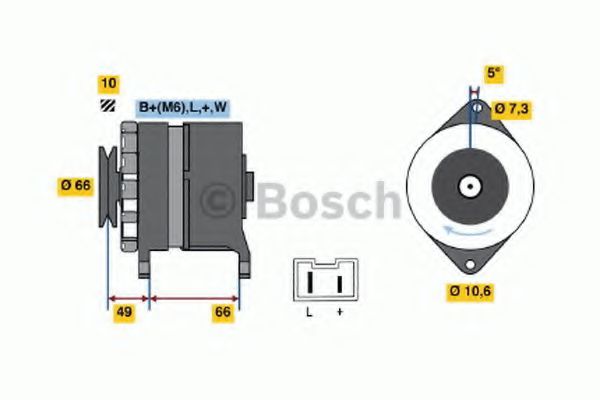 BOSCH 0 986 034 780 Генератор для автомобилей без кондиционера для RENAULT ESPACE I (Рено Эспаcэ и) BOSCH 0 986 034 780 Генератор для автомобилей без кондиционера для RENAULT ESPACE I (Рено Эспаcэ и)