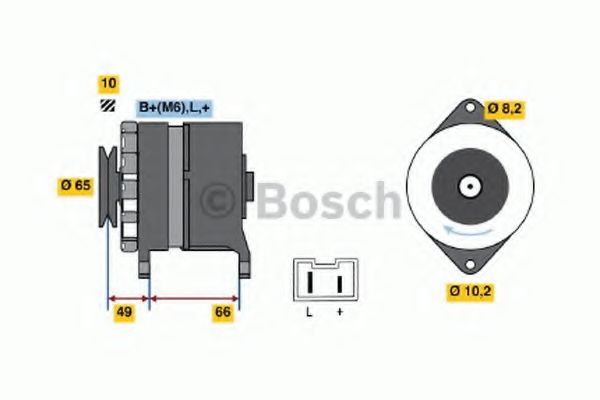 BOSCH 0 986 037 281 Генератор 09 1997 для RENAULT ESPACE I (Рено Эспаcэ и) BOSCH 0 986 037 281 Генератор 09 1997 для RENAULT ESPACE I (Рено Эспаcэ и)