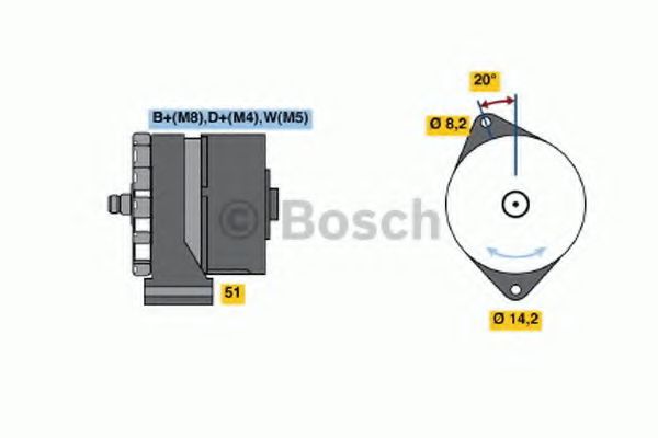 BOSCH 0 120 468 114 Генератор 80 для VOLVO FS 7 (Вольво Фс 7) BOSCH 0 120 468 114 Генератор 80 для VOLVO FS 7 (Вольво Фс 7)
