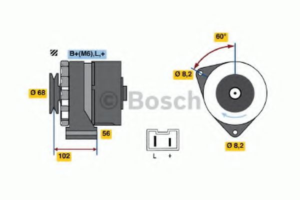 BOSCH 0 986 037 781 Генератор для RENAULT ALLIANCE (Рено Аллианcэ) BOSCH 0 986 037 781 Генератор для RENAULT ALLIANCE (Рено Аллианcэ)