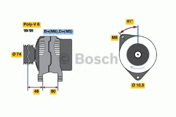 BOSCH 0 123 310 016 Генератор 05 1993 для NISSAN PRIMERA (Ниссан Примера) BOSCH 0 123 310 016 Генератор 05 1993 для NISSAN PRIMERA (Ниссан Примера)