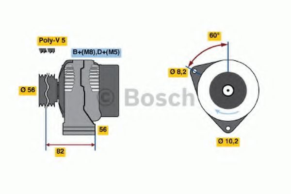 BOSCH 0 986 038 771 Генератор 90 для PEUGEOT PARTNER PATAGONICA / URBANA (Пежо Партнер патагоника / урбана) BOSCH 0 986 038 771 Генератор 90 для PEUGEOT PARTNER PATAGONICA / URBANA (Пежо Партнер патагоника / урбана)
