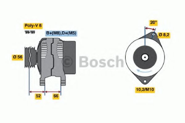 BOSCH 0 986 038 791 Генератор 90 для CITROËN RELAY (CитроËн Рэлаъ) BOSCH 0 986 038 791 Генератор 90 для CITROËN RELAY (CитроËн Рэлаъ)