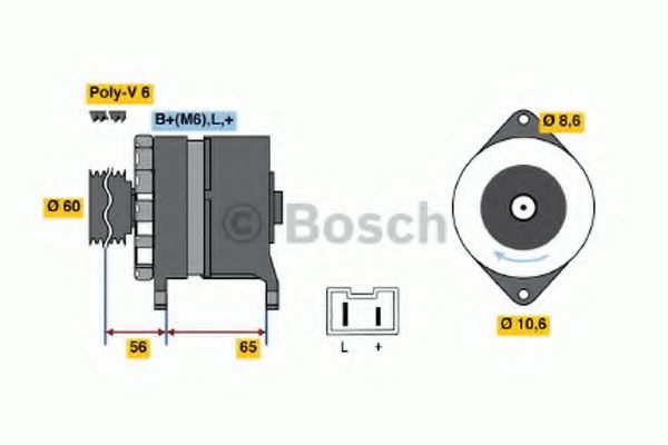 BOSCH 0 986 038 851 Генератор для автомобилей без усиленного рулевого механизма для RENAULT LUTECIA I (Рено Лутэcиа и) BOSCH 0 986 038 851 Генератор для автомобилей без усиленного рулевого механизма для RENAULT LUTECIA I (Рено Лутэcиа и)