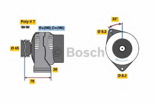 BOSCH 0 986 039 200 Генератор для BMW 7 (Бмв 7) BOSCH 0 986 039 200 Генератор для BMW 7 (Бмв 7)