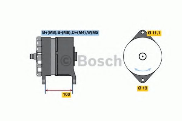 BOSCH 0 986 039 260 Генератор для VOLVO FH 12 (Вольво Фх 12) BOSCH 0 986 039 260 Генератор для VOLVO FH 12 (Вольво Фх 12)