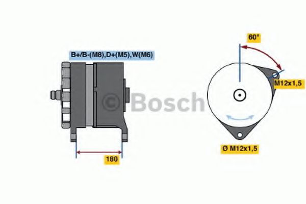 BOSCH 0 120 689 567 Генератор для MERCEDES-BENZ CITO (Мэрcэдэс-бэнз Cито) BOSCH 0 120 689 567 Генератор для MERCEDES-BENZ CITO (Мэрcэдэс-бэнз Cито)