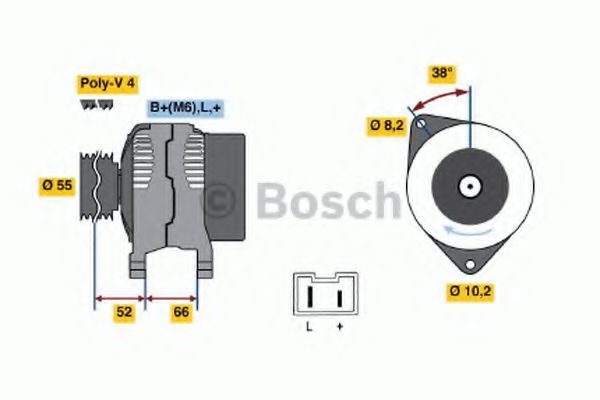 BOSCH 0 986 039 991 Генератор для RENAULT TWINGO I (Рено Твинго 1) BOSCH 0 986 039 991 Генератор для RENAULT TWINGO I (Рено Твинго 1)