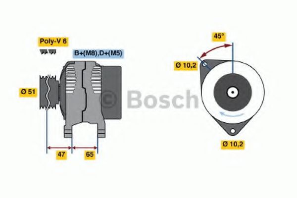 BOSCH 0 123 110 007 Генератор 07 2000 для NISSAN MICRA II (Ниссан Микра 2) BOSCH 0 123 110 007 Генератор 07 2000 для NISSAN MICRA II (Ниссан Микра 2)