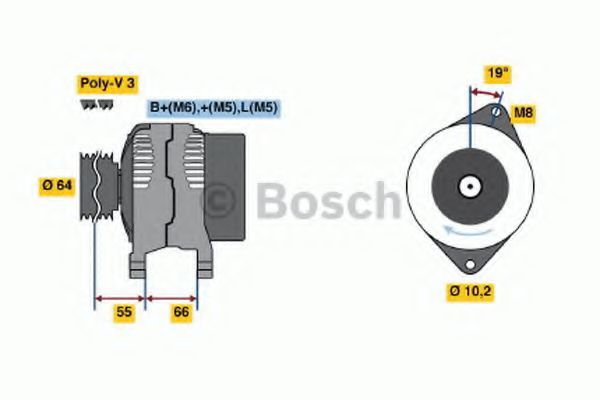 BOSCH 0 986 041 421 Генератор K7M 702 для RENAULT MEGANE I (Рено Меган 1) BOSCH 0 986 041 421 Генератор K7M 702 для RENAULT MEGANE I (Рено Меган 1)