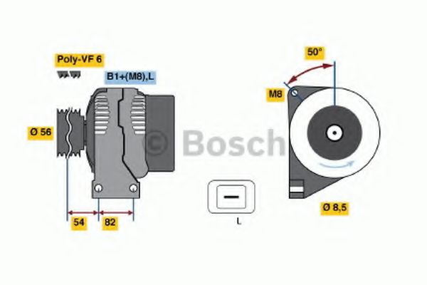 BOSCH 0 124 515 054 Генератор для VOLVO S60 I (Вольво S60 1) BOSCH 0 124 515 054 Генератор для VOLVO S60 I (Вольво S60 1)