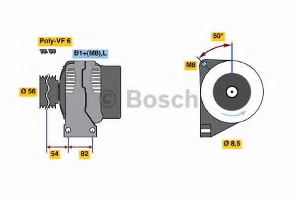 BOSCH 0 124 625 024 Генератор 160 для VOLVO S60 I (Вольво S60 1) BOSCH 0 124 625 024 Генератор 160 для VOLVO S60 I (Вольво S60 1)
