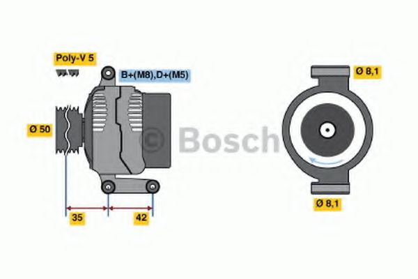 BOSCH 0 986 041 800 Генератор для MERCEDES-BENZ A-CLASS (Мэрcэдэс-бэнз А класс) BOSCH 0 986 041 800 Генератор для MERCEDES-BENZ A-CLASS (Мэрcэдэс-бэнз А класс)