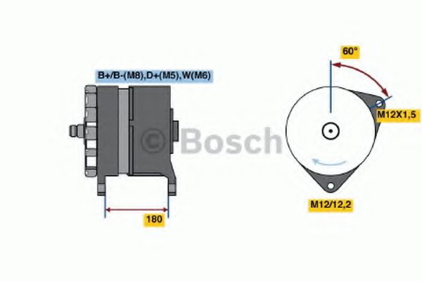 BOSCH 0 120 689 569 Генератор <FRH 352> для MAN NL (Ман Нл) BOSCH 0 120 689 569 Генератор <FRH 352> для MAN NL (Ман Нл)