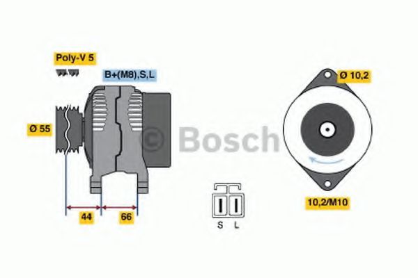 BOSCH 0 986 042 921 Генератор KF1 для MAZDA FAMILIA V (Мазда Фамилиа v) BOSCH 0 986 042 921 Генератор KF1 для MAZDA FAMILIA V (Мазда Фамилиа v)