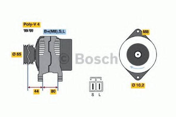 BOSCH 0 986 042 951 Генератор для NISSAN PULSAR VI (Ниссан Пулсар vи) BOSCH 0 986 042 951 Генератор для NISSAN PULSAR VI (Ниссан Пулсар vи)