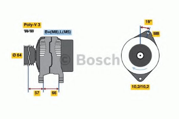 BOSCH 0 986 045 981 Генератор для RENAULT MEGANE I (Рено Меган 1) BOSCH 0 986 045 981 Генератор для RENAULT MEGANE I (Рено Меган 1)