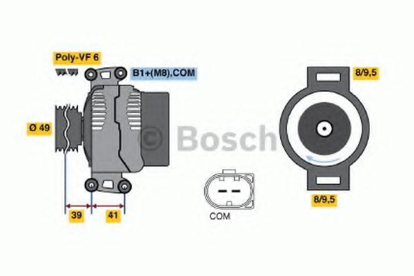 BOSCH 0 986 046 130 Генератор для BMW Z4 (Бмв Z4) BOSCH 0 986 046 130 Генератор для BMW Z4 (Бмв Z4)
