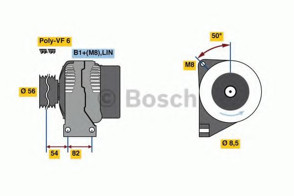 BOSCH 0 986 047 380 Генератор для VOLVO S60 I (Вольво S60 1) BOSCH 0 986 047 380 Генератор для VOLVO S60 I (Вольво S60 1)