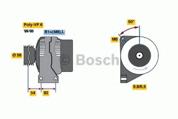 BOSCH 0 986 047 470 Генератор для VOLVO S60 I (Вольво S60 1) BOSCH 0 986 047 470 Генератор для VOLVO S60 I (Вольво S60 1)
