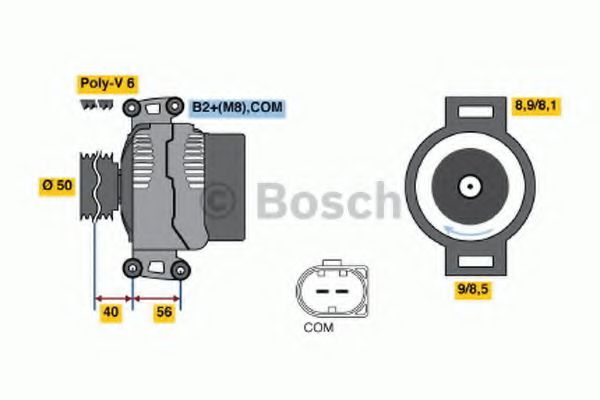 BOSCH 0 986 047 650 Генератор для MERCEDES-BENZ GL-CLASS (Мэрcэдэс-бэнз Жл класс) BOSCH 0 986 047 650 Генератор для MERCEDES-BENZ GL-CLASS (Мэрcэдэс-бэнз Жл класс)
