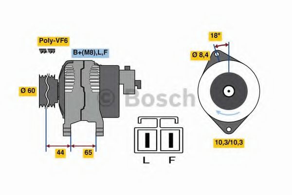 BOSCH 0 986 048 301 Генератор 110 для OPEL ASTRA H (Опель Астра н) BOSCH 0 986 048 301 Генератор 110 для OPEL ASTRA H (Опель Астра н)