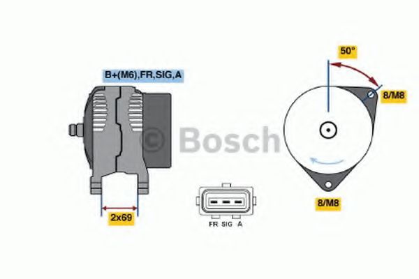 BOSCH 0 986 049 181 Генератор 06 2010 для FORD NEO CONNECT (Форд Нэо cоннэcт) BOSCH 0 986 049 181 Генератор 06 2010 для FORD NEO CONNECT (Форд Нэо cоннэcт)