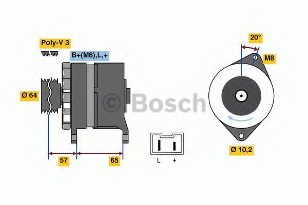 BOSCH 0 986 049 440 Генератор для RENAULT LUTECIA I (Рено Лутэcиа и) BOSCH 0 986 049 440 Генератор для RENAULT LUTECIA I (Рено Лутэcиа и)