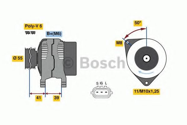 BOSCH 0 986 049 490 Генератор для TOYOTA MR III (Тойота/тоета Мр 3) BOSCH 0 986 049 490 Генератор для TOYOTA MR III (Тойота/тоета Мр 3)