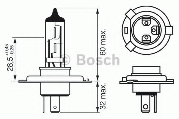 BOSCH 1 987 302 041 Лампа накаливания для VOLKSWAGEN T4 MULTIVAN (Фольксваген Т4 мултиvан) BOSCH 1 987 302 041 Лампа накаливания для VOLKSWAGEN T4 MULTIVAN (Фольксваген Т4 мултиvан)