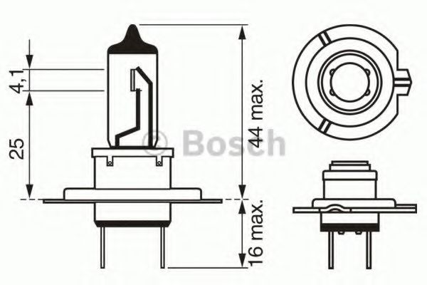 BOSCH 1 987 302 071 Лампа накаливания для VOLKSWAGEN CADDY III (Фольксваген Кадди 3) BOSCH 1 987 302 071 Лампа накаливания для VOLKSWAGEN CADDY III (Фольксваген Кадди 3)
