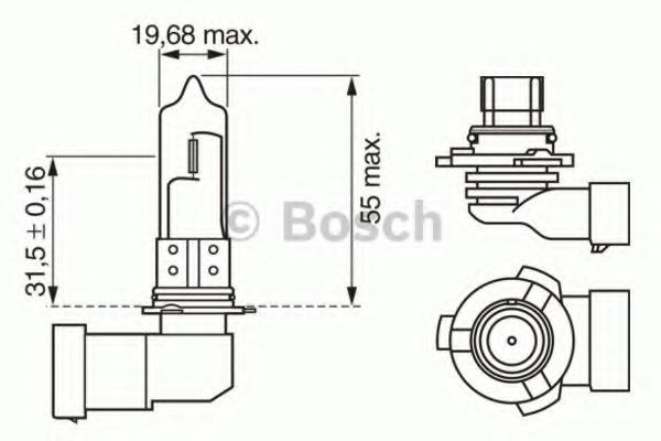 BOSCH 1 987 302 152 Лампа накаливания для FORD PUMA (Форд Пума) BOSCH 1 987 302 152 Лампа накаливания для FORD PUMA (Форд Пума)