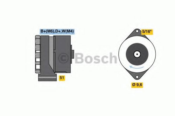 BOSCH 9 120 080 197 Генератор для автомобилей с кондиционером для CHEVROLET CHEYENNE (Шевроле Чэъэннэ) BOSCH 9 120 080 197 Генератор для автомобилей с кондиционером для CHEVROLET CHEYENNE (Шевроле Чэъэннэ)