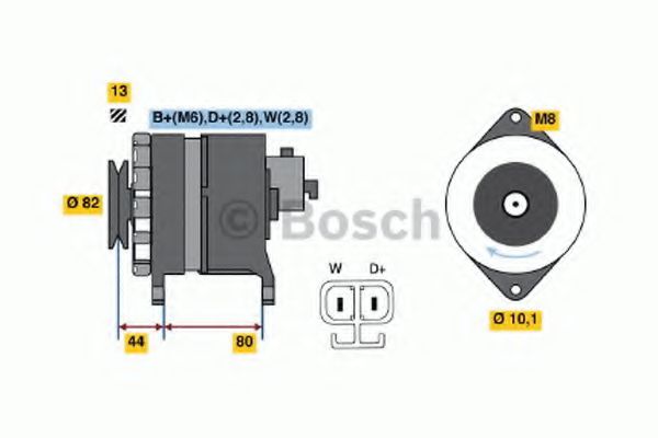 BOSCH 9 120 334 642 Генератор 12 1998 для NISSAN ECO-T (Ниссан Эcо-т) BOSCH 9 120 334 642 Генератор 12 1998 для NISSAN ECO-T (Ниссан Эcо-т)