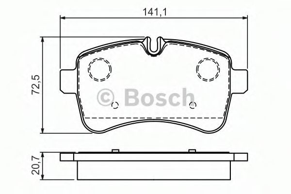 BOSCH 0 986 494 460 Тормозные колодки для IVECO DAILY LINE (Ивеко Даилъ линэ) BOSCH 0 986 494 460 Тормозные колодки для IVECO DAILY LINE (Ивеко Даилъ линэ)