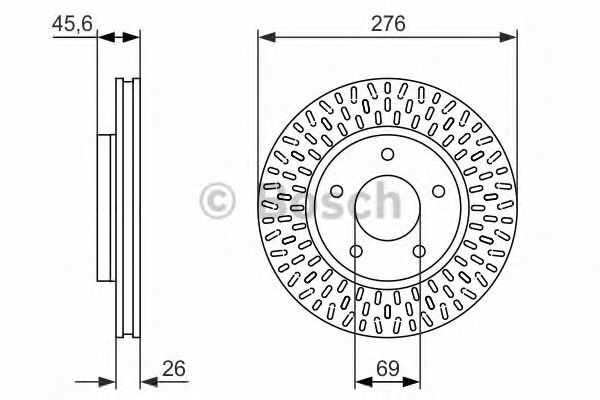 BOSCH 0 986 479 783 Тормозной диск для MITSUBISHI LANCER (Митсубиши/митсубиси Ланcэр) BOSCH 0 986 479 783 Тормозной диск для MITSUBISHI LANCER (Митсубиши/митсубиси Ланcэр)