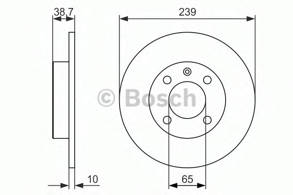 BOSCH 0 986 479 824 Тормозной диск для AUDI 80 (Ауди 80) BOSCH 0 986 479 824 Тормозной диск для AUDI 80 (Ауди 80)