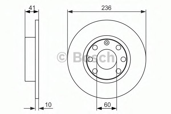 BOSCH 0 986 479 829 Тормозной диск для OPEL CORSA A (Опель Cорса а) BOSCH 0 986 479 829 Тормозной диск для OPEL CORSA A (Опель Cорса а)