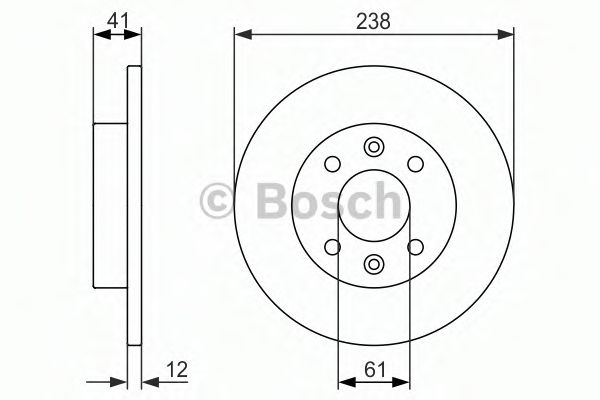 BOSCH 0 986 479 831 Тормозной диск для RENAULT ALLIANCE (Рено Аллианcэ) BOSCH 0 986 479 831 Тормозной диск для RENAULT ALLIANCE (Рено Аллианcэ)