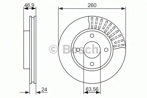BOSCH 0 986 479 837 Тормозной диск для FORD MONDEO (Форд Мондэо) BOSCH 0 986 479 837 Тормозной диск для FORD MONDEO (Форд Мондэо)