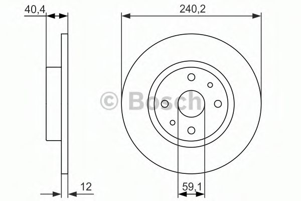 BOSCH 0 986 479 858 Тормозной диск для FIAT TEMPRA (Фиат Тэмпра) BOSCH 0 986 479 858 Тормозной диск для FIAT TEMPRA (Фиат Тэмпра)