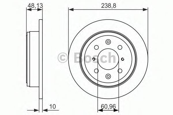 BOSCH 0 986 479 860 Тормозной диск для ROVER 400 (Ровер 400) BOSCH 0 986 479 860 Тормозной диск для ROVER 400 (Ровер 400)
