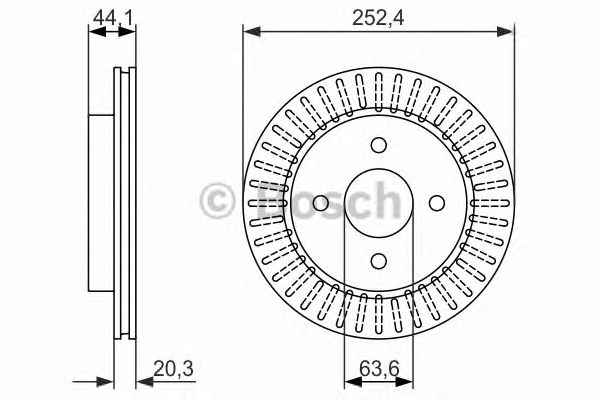BOSCH 0 986 479 887 Тормозной диск для FORD MONDEO (Форд Мондэо) BOSCH 0 986 479 887 Тормозной диск для FORD MONDEO (Форд Мондэо)