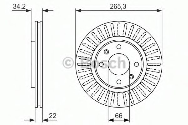 BOSCH 0 986 479 890 Тормозной диск для PEUGEOT 207 (Пежо 207) BOSCH 0 986 479 890 Тормозной диск для PEUGEOT 207 (Пежо 207)