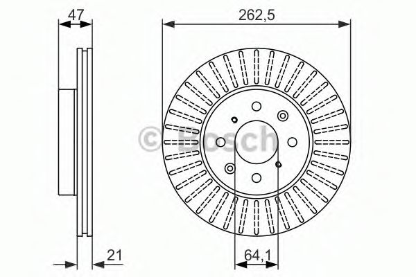 BOSCH 0 986 479 896 Тормозной диск для ROVER 400 (Ровер 400) BOSCH 0 986 479 896 Тормозной диск для ROVER 400 (Ровер 400)