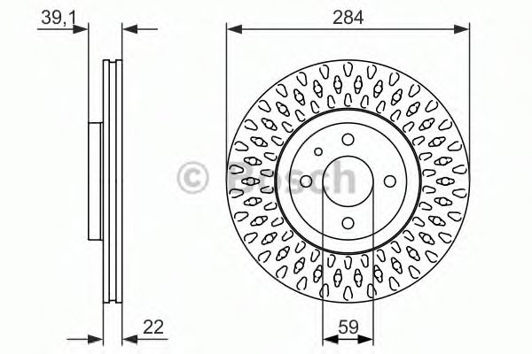 BOSCH 0 986 479 907 Тормозной диск для FIAT (Фиат) BOSCH 0 986 479 907 Тормозной диск для FIAT (Фиат)