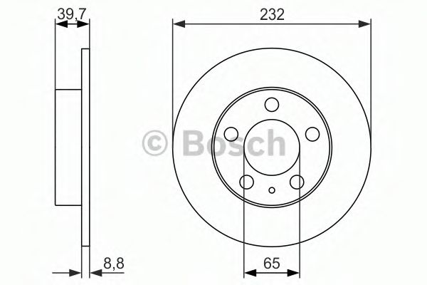 BOSCH 0 986 479 915 Тормозной диск для SEAT TOLEDO II (Сеат Толедо 2) BOSCH 0 986 479 915 Тормозной диск для SEAT TOLEDO II (Сеат Толедо 2)