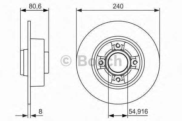 BOSCH 0 986 479 926 Тормозной диск для RENAULT MEGANE II -LET (Рено Меган 2 лет) BOSCH 0 986 479 926 Тормозной диск для RENAULT MEGANE II -LET (Рено Меган 2 лет)