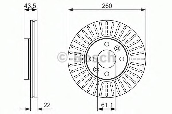 BOSCH 0 986 479 943 Тормозной диск для DACIA SANDERO (Дача Сандэро) BOSCH 0 986 479 943 Тормозной диск для DACIA SANDERO (Дача Сандэро)